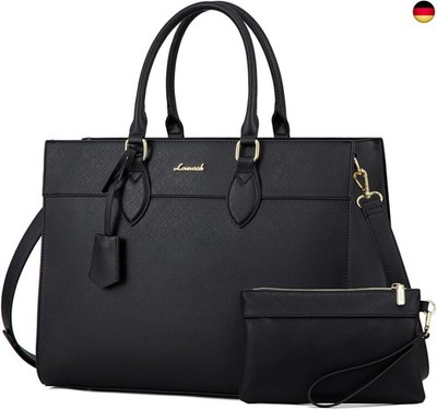 LOVEVOOK Laptop Bag Women's 15.6 Inch Large Work Bag Handbag Shoulder Bag