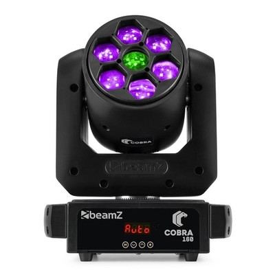 BeamZ Cobra 160 Spot 100W Moving Head mit 6x10W LEDs