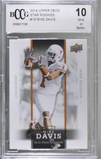 2014 Upper Deck Star Rookies Box Set Mike Davis #19 BCCG 10 Mint or Better 9l4