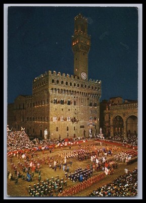 Ansichtskarte Firenze Florenz / Piazza della Signoria - Italien