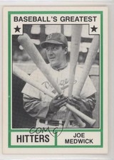 1982 Baseball's Greatest Hitters White Back Joe Medwick (No MLB Logo) HOF pu9