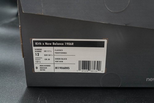 Talla 12 - New Balance Kith x 1906R Negro - Imagen 8 de 9