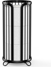 Toilet Paper Holder Stand, Freestanding Toilet Tissue Organizer, Minimalistic St