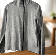 Nike Jacket Athletic Dept Hoodie Full Zip Women’s Size Medium Grey Pre-owned EUC