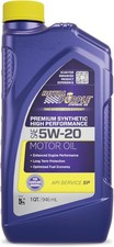6PK Royal 06520 Heavy Duty SAE 5W-20 High Performance Synthetic Motor Oil 1Quart 40.56 per gallon