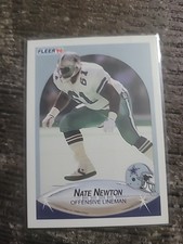 1990 Fleer - Nate Newton #393. Cowboys
