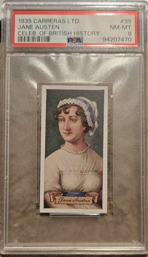 1935 Carreras, Jane Austen, PSA 8!  [Celebrities of British History] Auction!