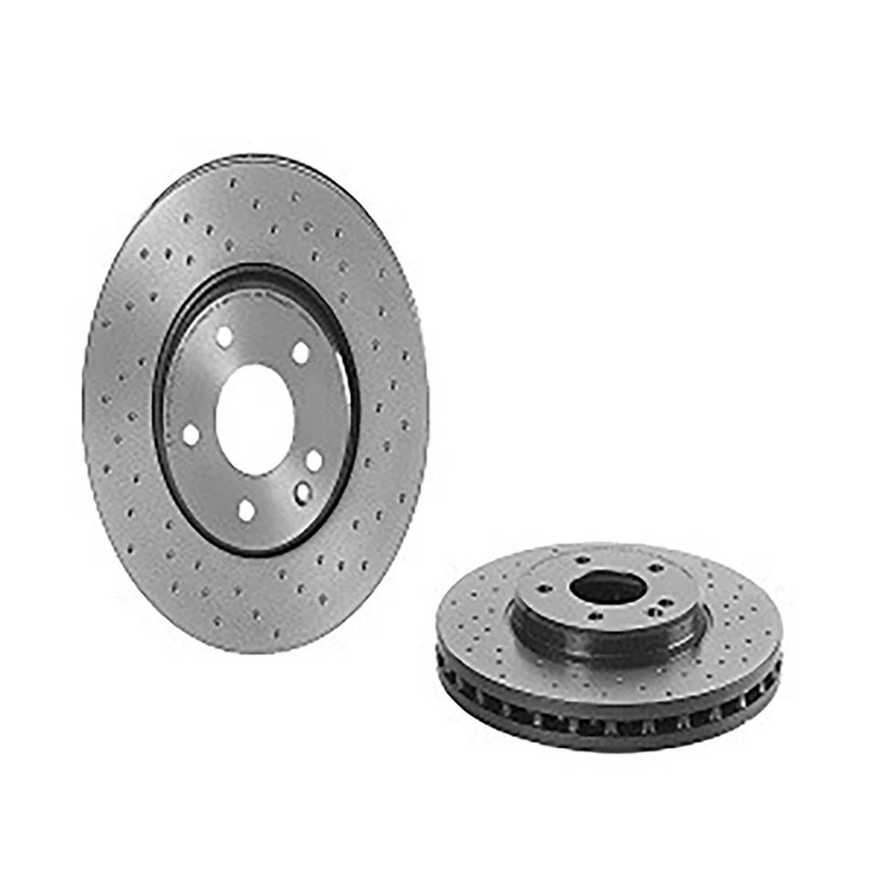 Se adapta a rotores de freno delanteros y pastillas de freno Brembo para Mercedes-Benz E430 1998-2002 Foto 4 de 4