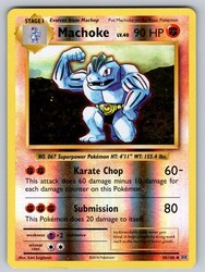 Machoke 58/108 XY Evolutions Reverse Holo