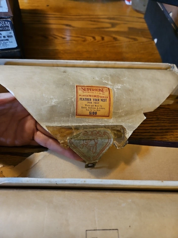 Lote de 10 rollos de piano antiguos / IMPERIAL, ESTILO PIANO, SUPERTONO Foto 3 de 4