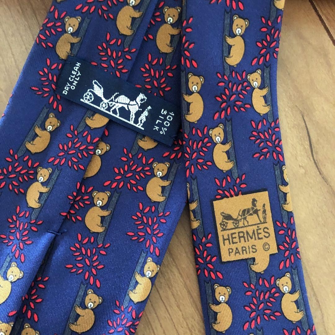 HERMES tie bear pattern - image 3