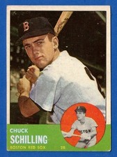 1963 Topps Chuck Schilling #52***Free Shipping****
