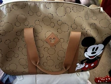 Bio World Disney Mickey Mouse Travel Bag With Shoulder Strap And Wheels