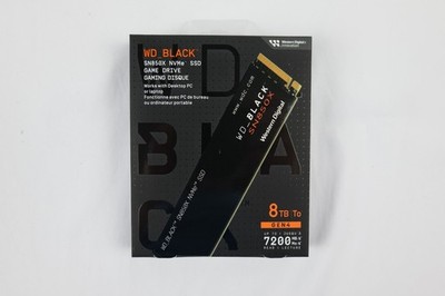 100% Health WD_Black 8TB SN850X M.2-2280 PCIe 4.0 X4 NVMe Solid State Drive SSD