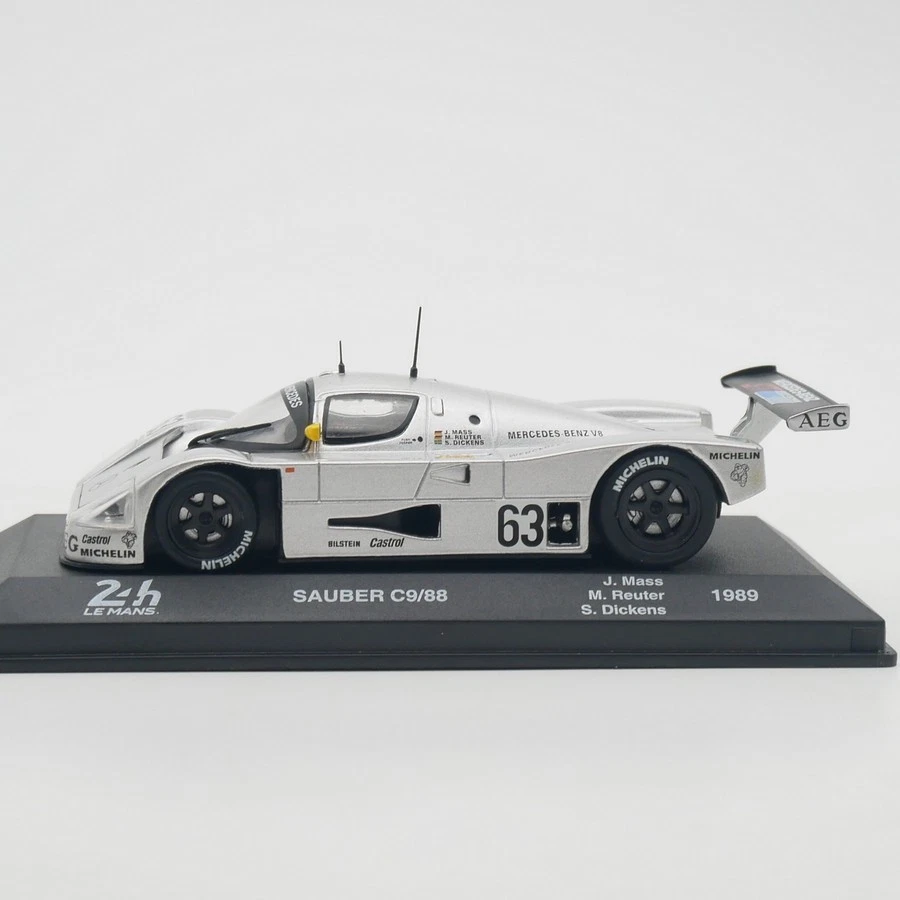 ixo 1:43 SAUBER C9/88 1989 24h 24h Le Mans Diecast Car Model Metal Toy Vehicle - Image 2 of 4