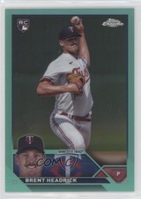 2023 Topps Chrome Update Aqua Refractor 92/199 Brent Headrick #USC188 ii1