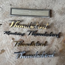 Vintage Ford Thunderbird Emblem Lot