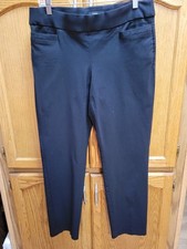 NWOT Pull-On Stretch Strait Leg Slacks By Liz Claiborne Career Petites. Sz 12-P