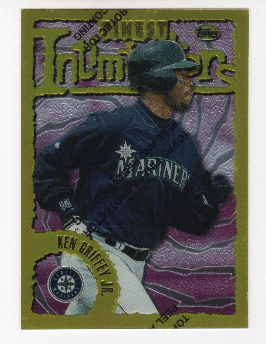 KEN GRIFFEY JR 1996 FINEST RARE GOLD WITH COATING #135 **SEATTLE MARINERS**