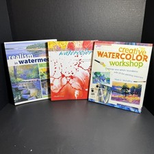 Watercolor Painting Instructional Hardcover Book Bundle Book 105 