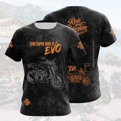 Motorcycle T-shirt / Moto Gift for KTM 1390 SUPER DUKE R EVO Biker / Motorbike