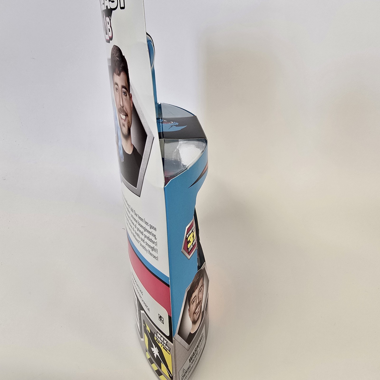 Mr Beast Lab Heroes Stretchy Hero Hypercharged Blue Panther 5" Action Figure New thumbnail 5