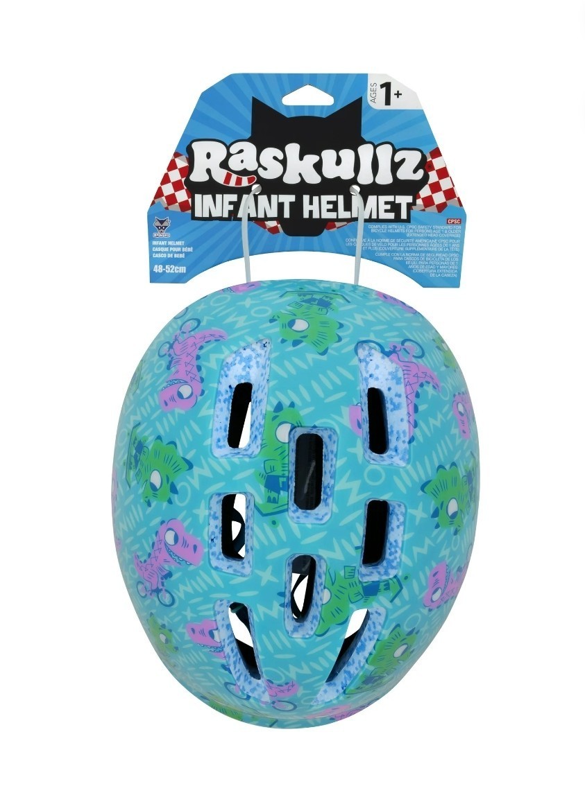 Raskullz Lil Buddy 1+ Infant Bike Helmet Lil Dino (48-52cm) 