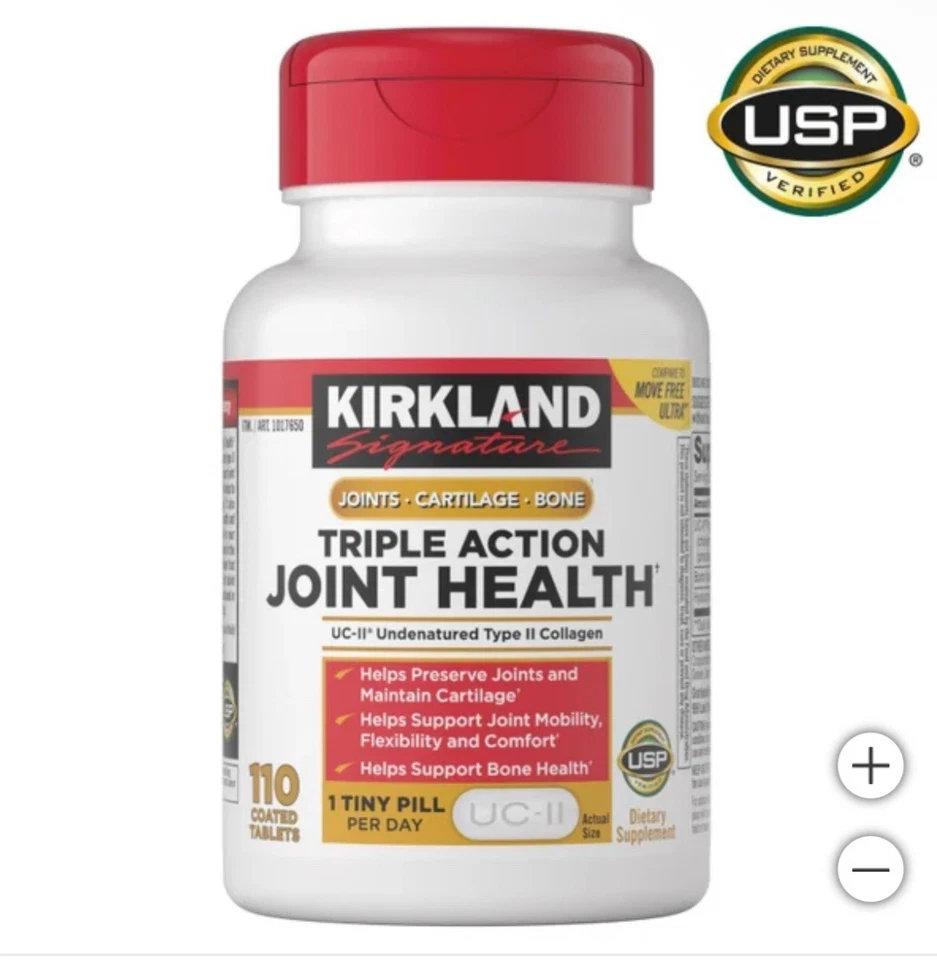 Kirkland Triple Action Joint Health 110 Tablet Compare to Move Free Ultra 4 Pack - Image 3 of 4