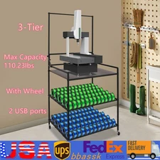 3D Printer Rack, Rolling 3D Printing Stand, Filament Spools Holder Racks Cart