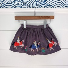 Mini Boden Corduroy Horse Skirt - Size 3-4 Years