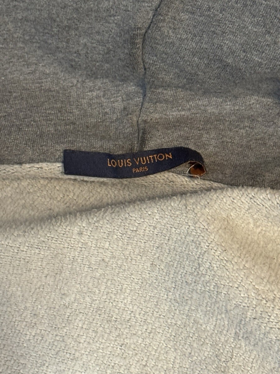 Louis Vuitton Grey Graffiti Zip Up Hoodie | eBay