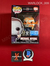 Dick Warlock signed Halloween 2 Michael Myers Funko Pop #1904 Beckett COA