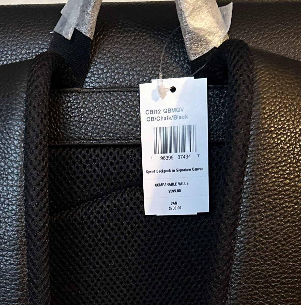 Coach Sprint Backpack in Colorblock Signature Canvas CBI12, 100