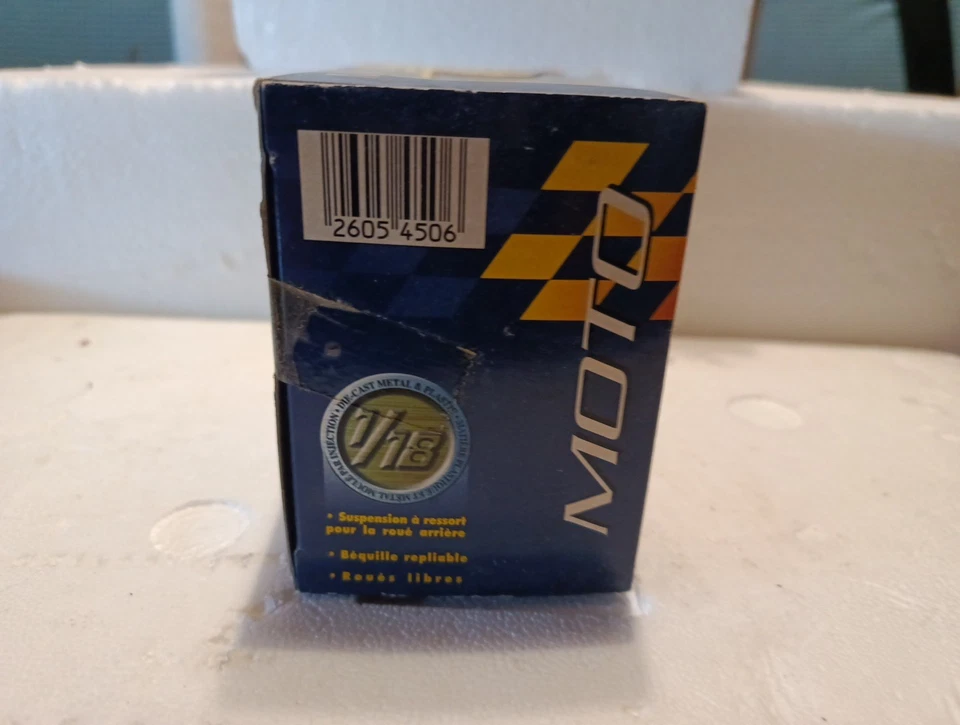 MOTO HONDA GOLD WING 2002 Noir MOTOR MAX 1:18 Dans sa boite d'origine. - Photo 4/4