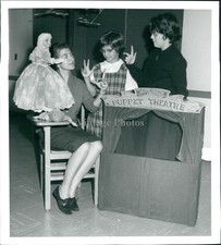 1963 Puppet Theater Gary Peterson University Wa Doll 6x6 Historic Vintage Photo