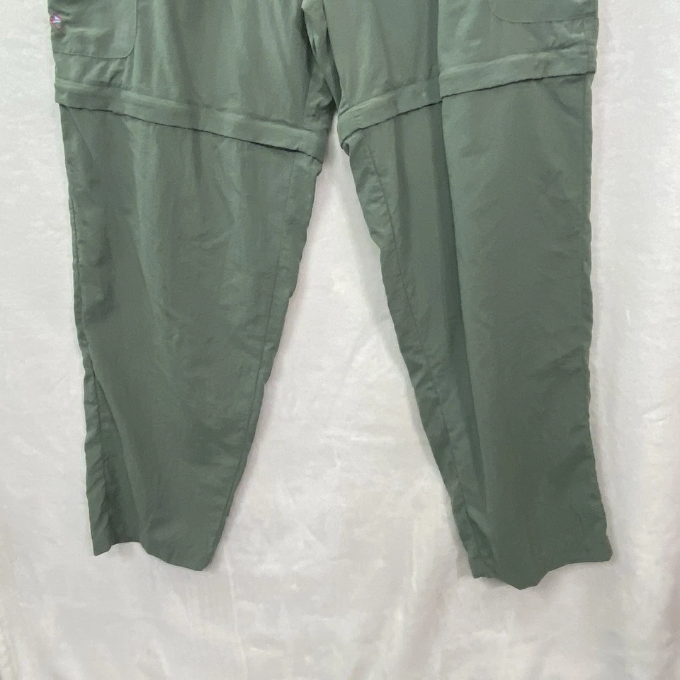 Pantalones deportivos convertibles de carga de nailon verde Redington para hombre talla M/32 Foto 4 de 4