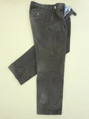 Pantalon Lacoste vintage homme 36 EU48 vert velours côtelé BASI SA Made Spain... - Photo 1/4