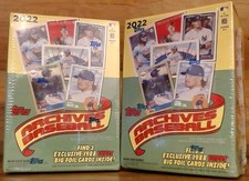 2022 Archives Baseball LOT (2) Factory Sealed Blaster Boxes 1988 BIG FOIL