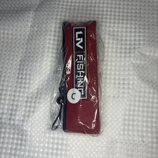 LIV FISHING Rod Sleeve Neoprene Floating Hook Resistant, Red, Casting
