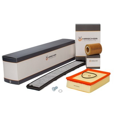 HIRSCHER Filterset für BMW 3er E46 320/323/325/328/330i X3 E83 2.5i 3.0i M52 M54