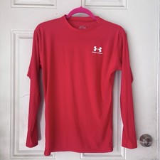 Under Armour Unisex Crew Neck Long Sleeve Shirt Sz Juniors Large Lightweight