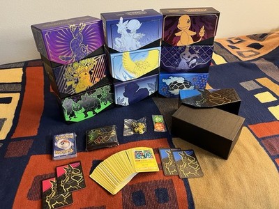 Pokemon Empty ETB 10 Lot. All Accessories + Sealed Energy Brick + Bulk