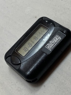 NEC Message Maker Black Digital Display Portable Pager System