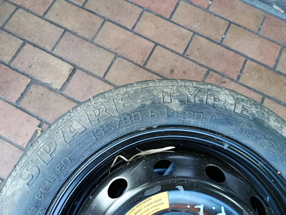 Fiat Punto 188 Ersatzrad Reserverad Notrad 4J x 14 ET43 135/80 R14 Original - Bild 3 von 4