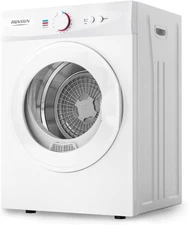 1.8 Cu.Ft Portable Clothes Dryer Front Load Dryer Machine, Compact Laundry Dryer