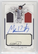2016 Panini National Treasures 79/99 Mallex Smith #PCS-MX Auto fm0