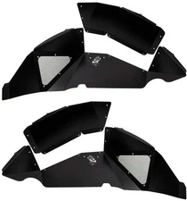 Automotive Fishbone Offroad FB33130R: Jl Inner Fenders Rear Aluminum Black