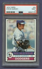 1979 STEVE GARVEY PSA 9 MINT TOPPS LOS ANGELES DODGERS SHARP BEAUTIFUL (#50) RZC