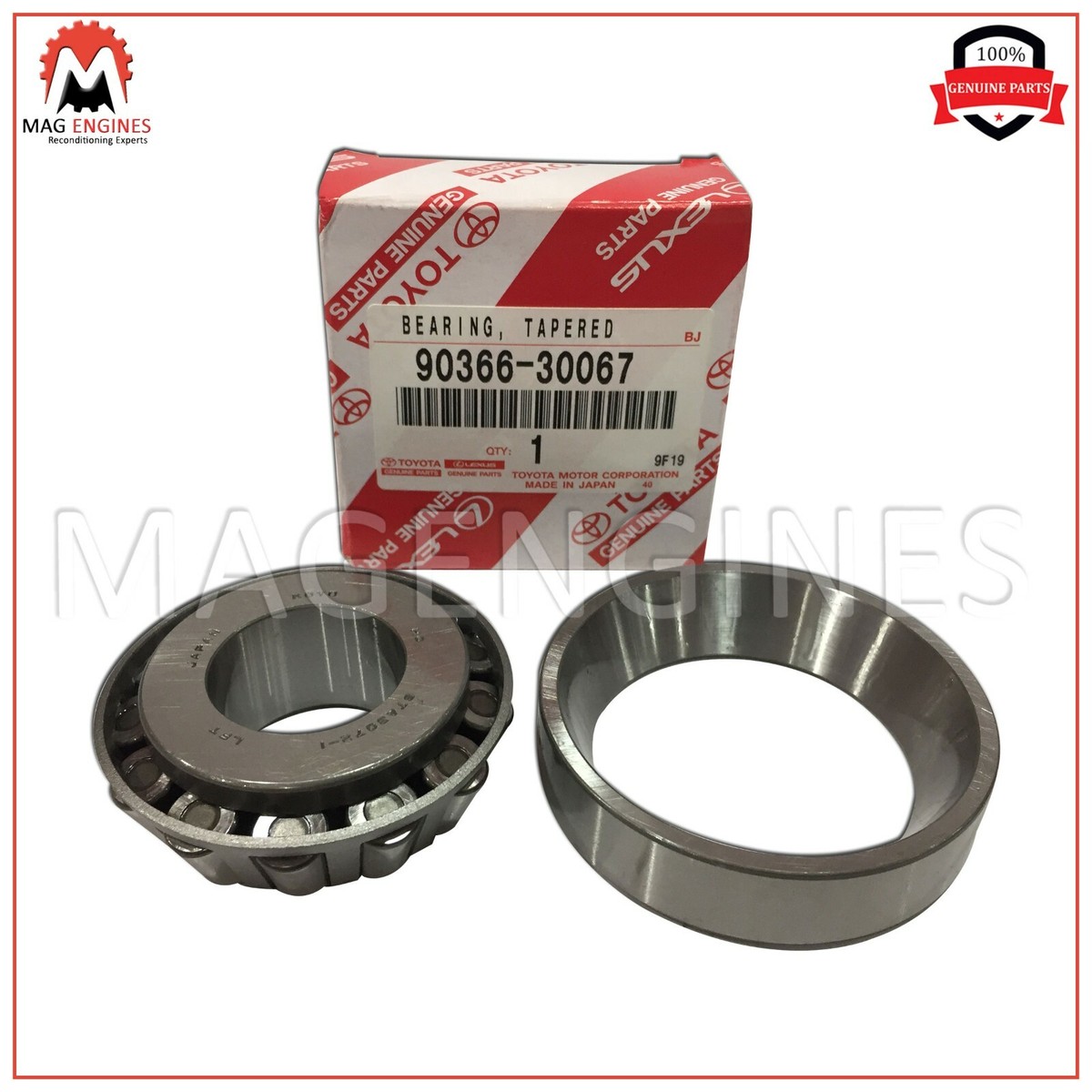 ★n★ 90366-30067 GENUINE OEM BEARING,TAPERED ROLLER (FOR FRONT DRIVE