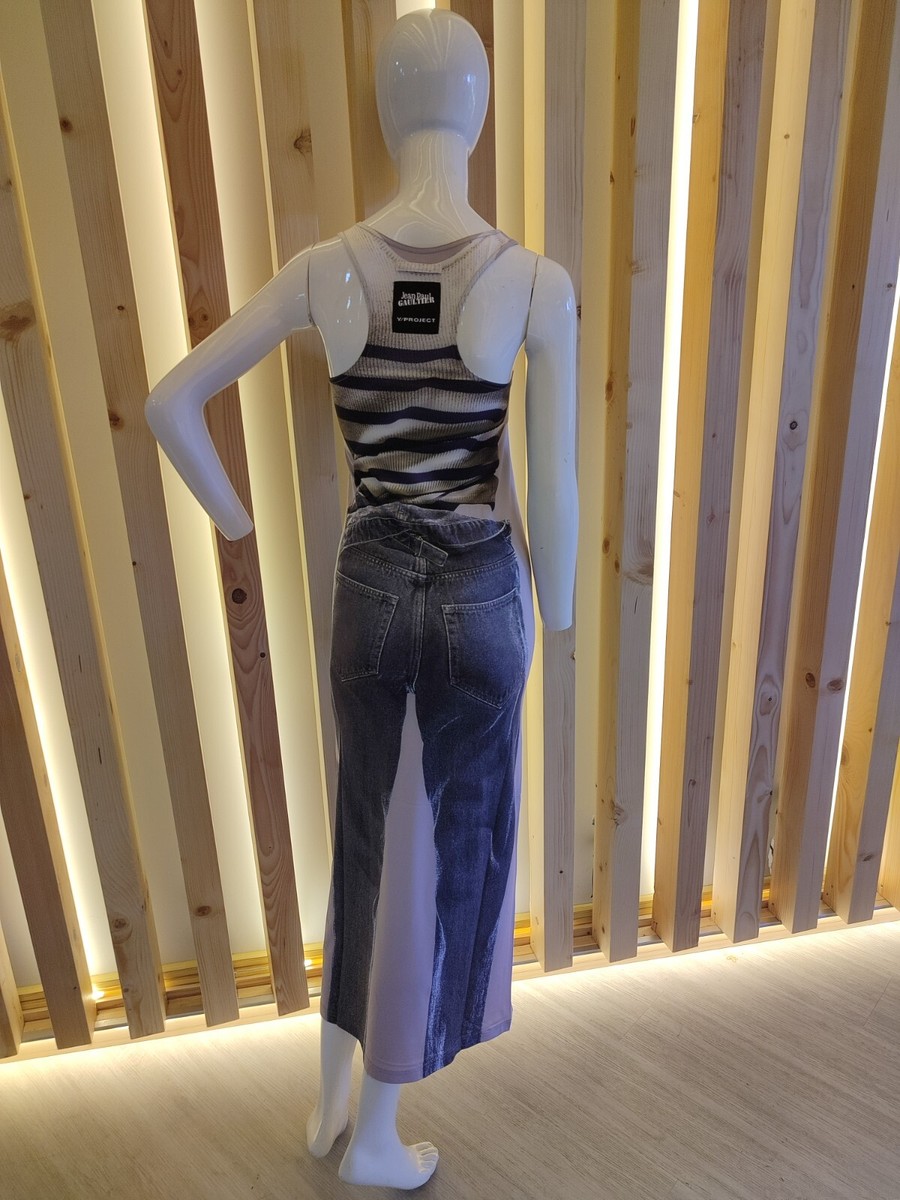 【2000archives】24SS SAILOR TROMPE L'OEIL DRESS (GREY) Jean Paul Gaultier - Jean Paul Gaultier | The sailor trompe